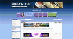 Desktop Screenshot of mmorpg-100.com