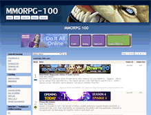 Tablet Screenshot of mmorpg-100.com